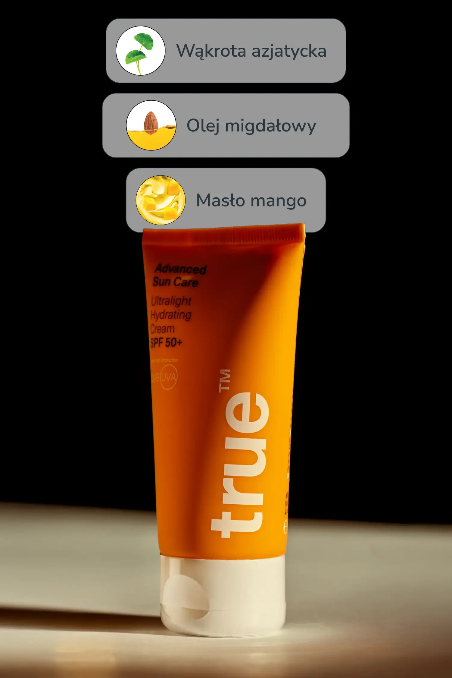 Ultralekki nawilżający krem SPF50+