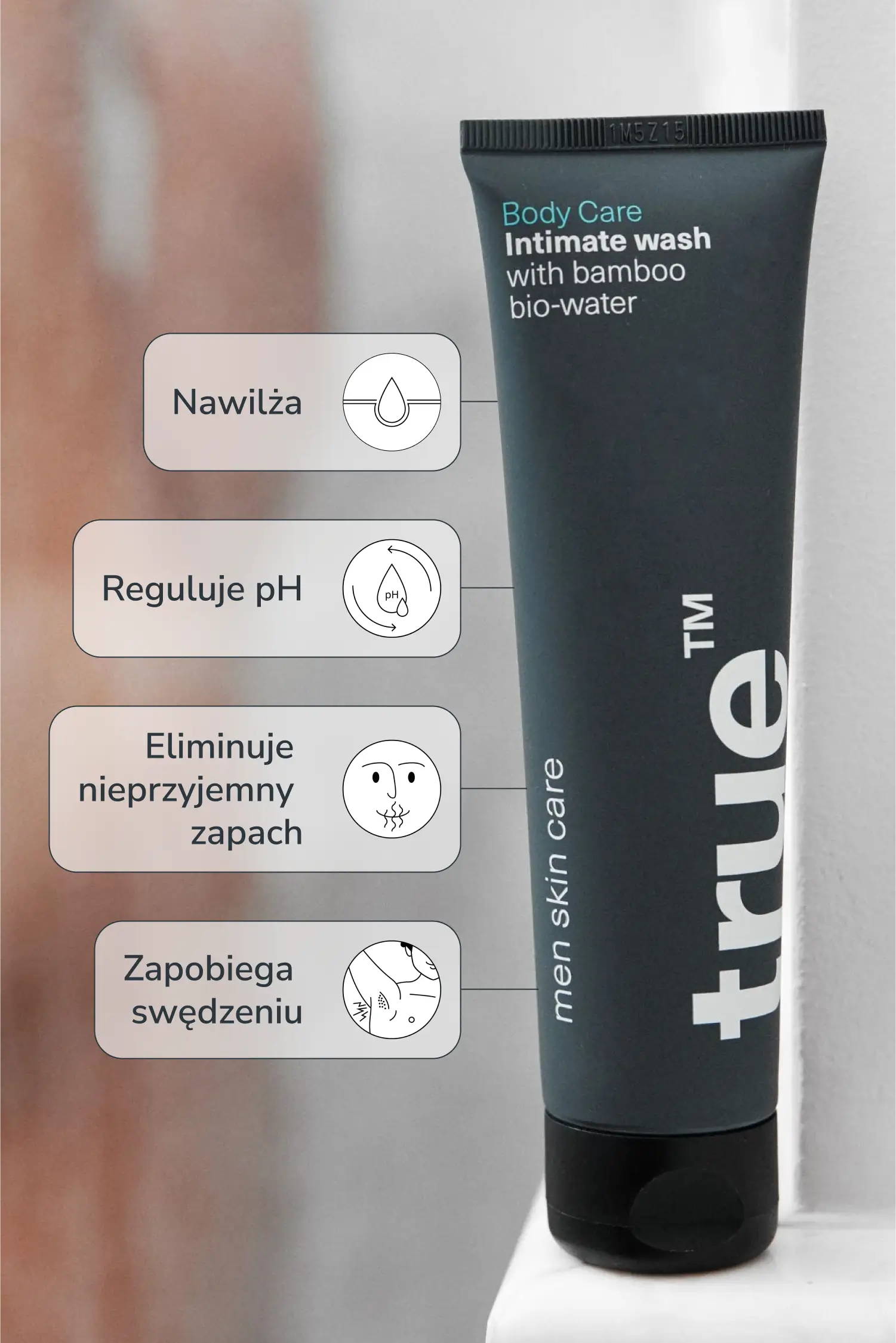 Żel do higieny intymnej wzbogacony o bio wodę bambusową