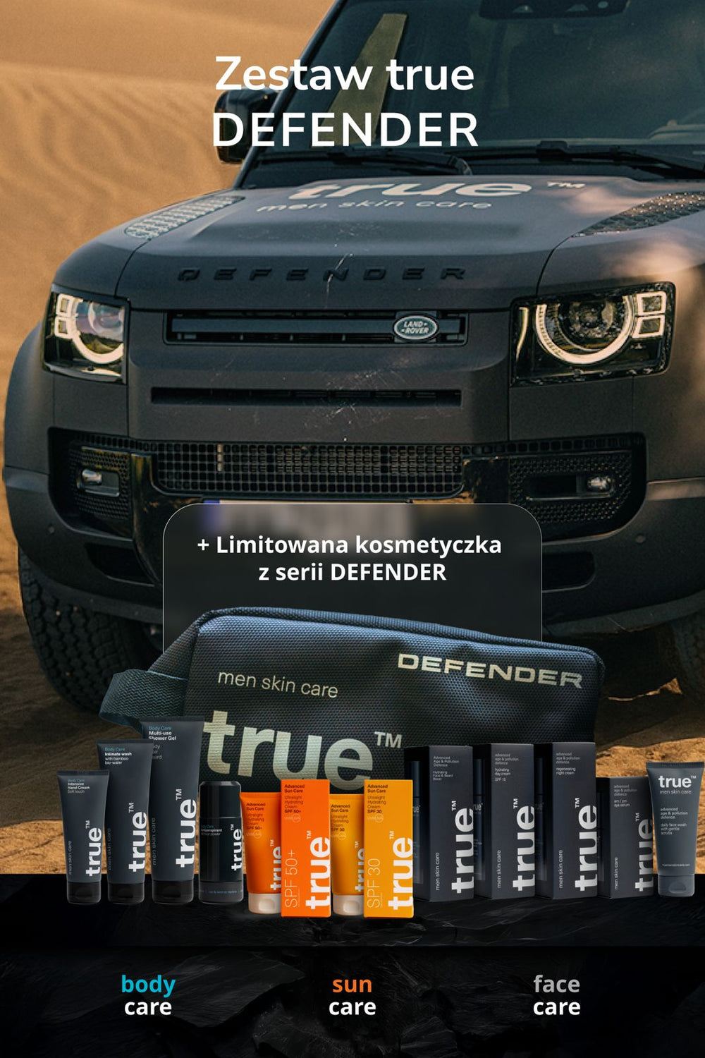 True Men Polskie kosmetyki dla mężczyzn zestawy prezentowe - True Men Skin Care